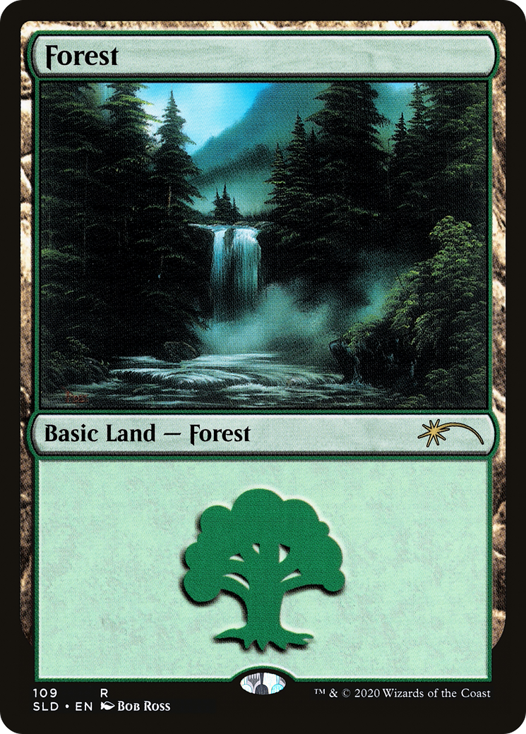 Forest (109) (Bob Ross) (SLD, Foil)
