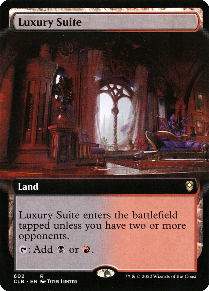 Luxury Suite (CMR, Extended Art, Foil)