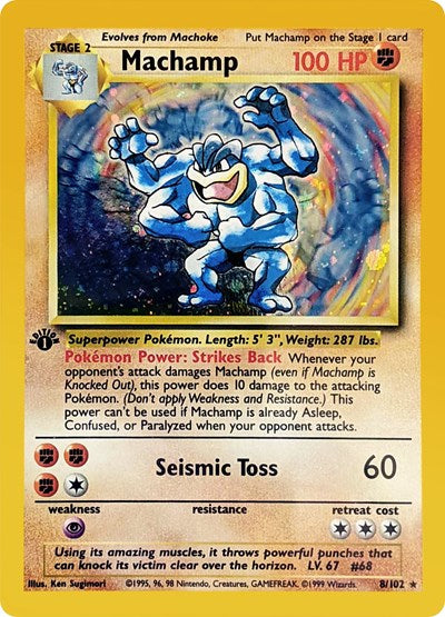 Machamp (DEX, 1st Edition Holofoil)