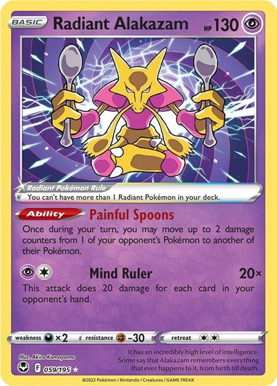 Radiant Alakazam (SIT, Holofoil)