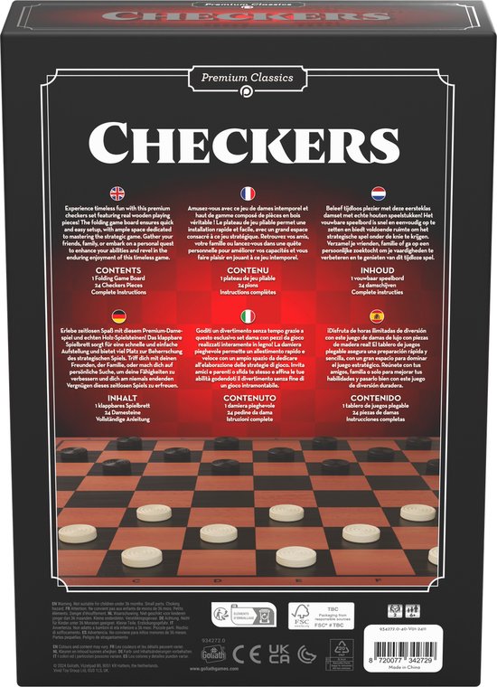 Goliath Premium Classics Checkers