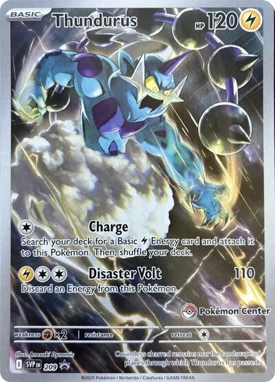 Thundurus - 209 (Pokemon Center Exclusive) (SVP, Holofoil)
