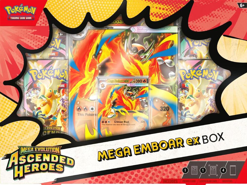 Mega Evolution - Ascended Heroes Mega Emboar ex Box