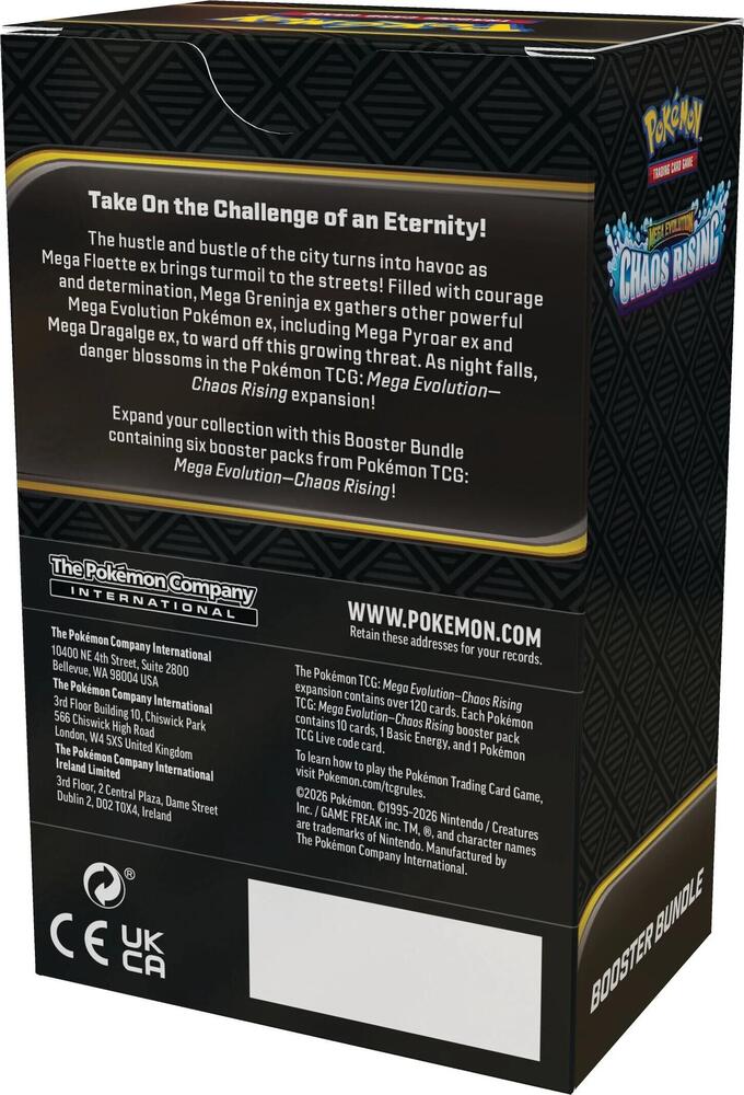 Mega Evolution - Chaos Rising Booster Bundle