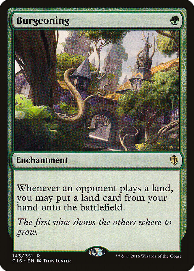 Burgeoning (C16)