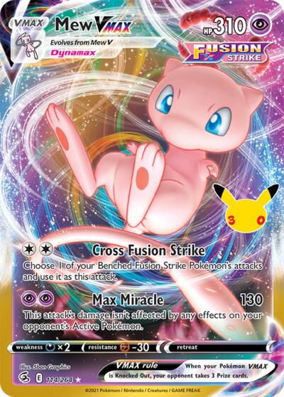 Mew VMAX (30C-CC, Holofoil)