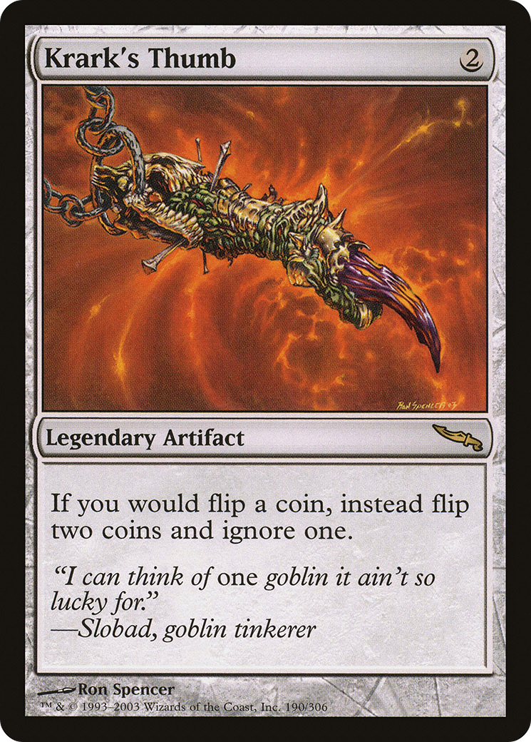 Krark's Thumb (MRD, Foil)