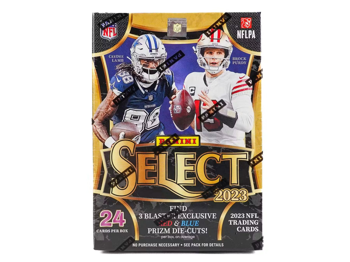 2023 Panini Select Football NFL Blaster Box (Red & Blue Parallels)