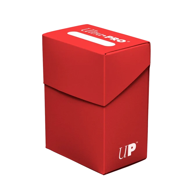 Red Poly Deck Box (80+ cards)