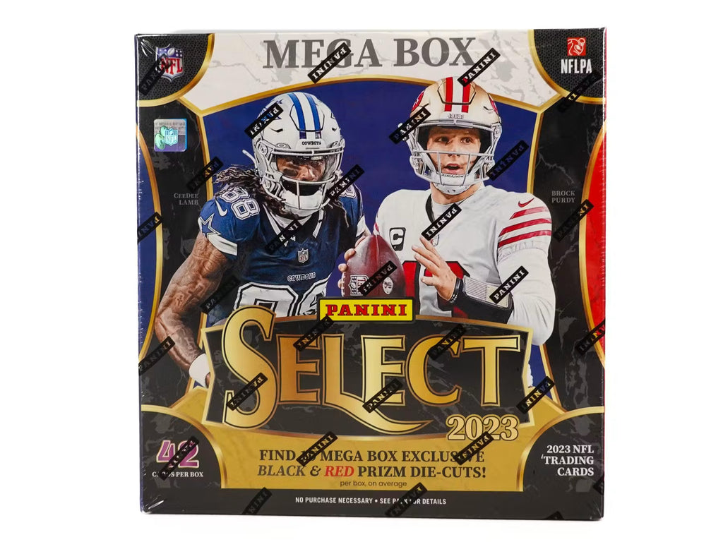 2023 Panini Select Football Mega Box (Black & Red Prizms!)