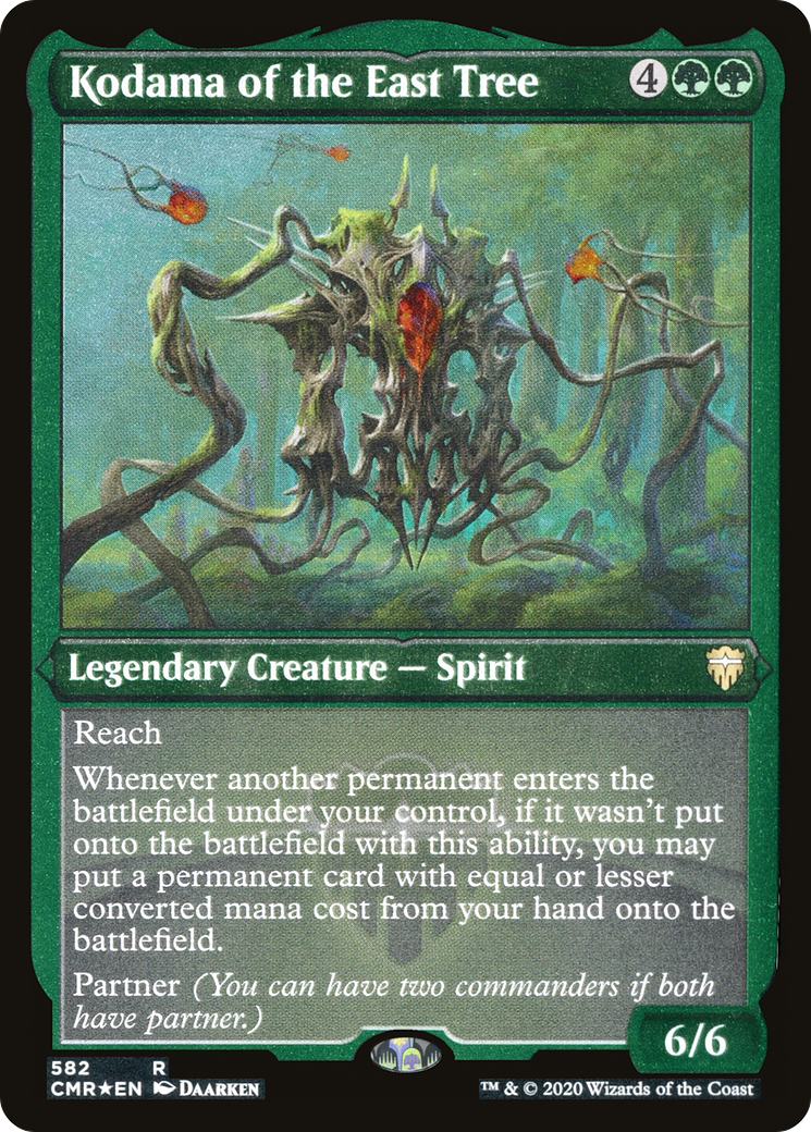 Kodama of the East Tree (CMR, Foil Etched)