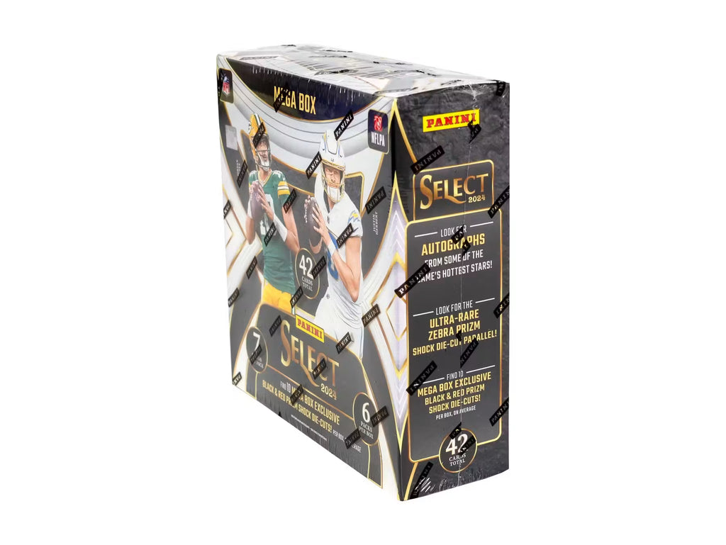 2024 Panini Select Football Mega Box (Black & Red Prizms!)