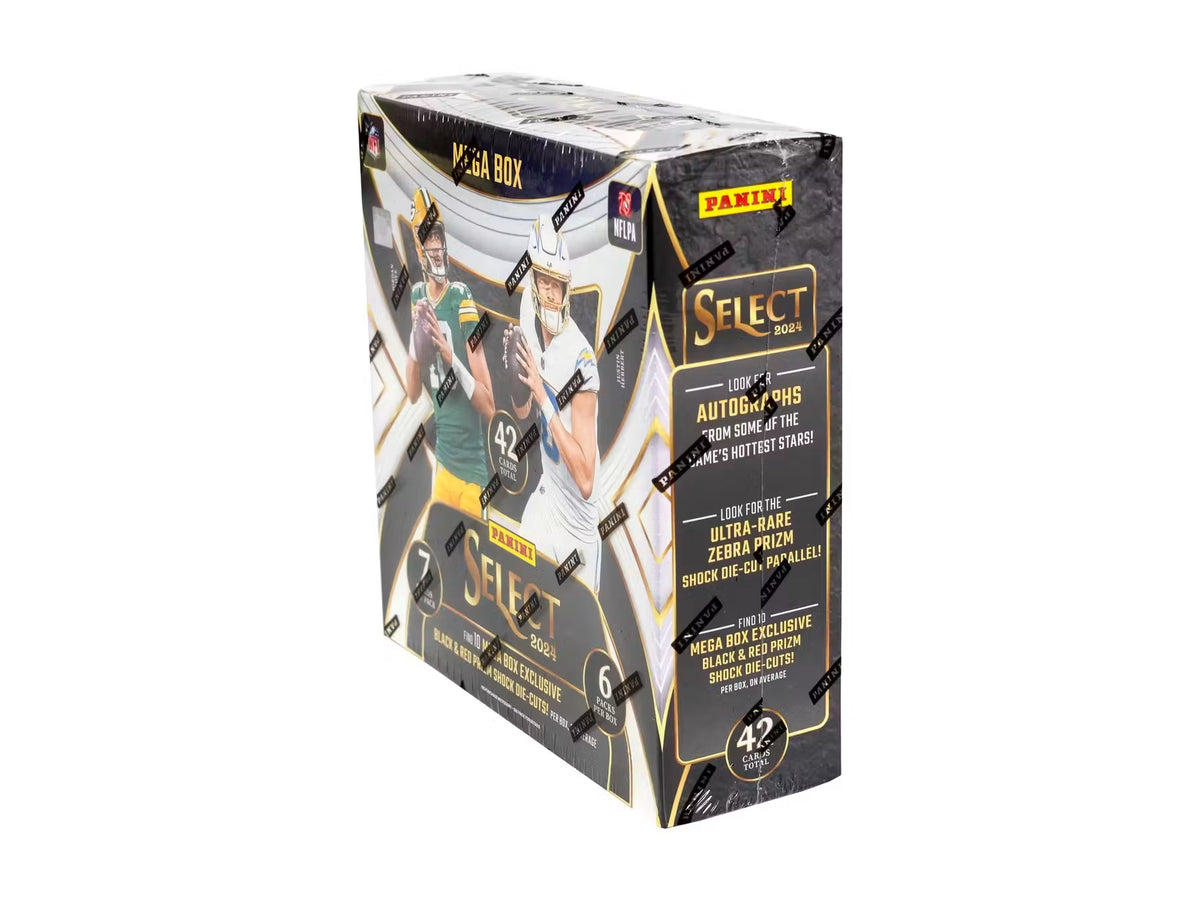 2024 Panini Select Football Mega Box (Black & Red Prizms!)