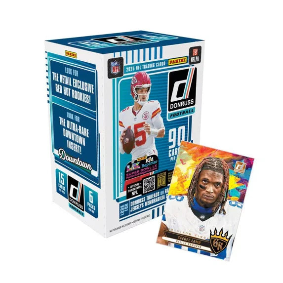 2025 Panini Donruss Football Trading Cards Blaster Box
