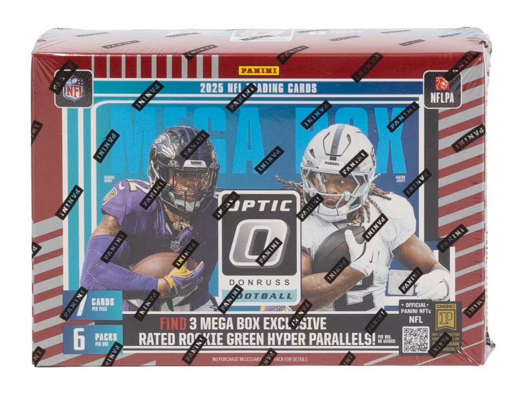 2025 Panini Donruss Optic Football Mega Box (Green Hyper)