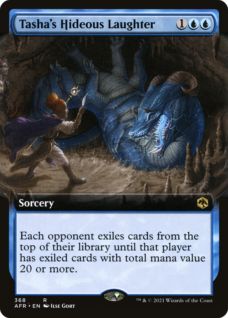 Tasha's Hideous Laughter (AFR, Foil, Extended Art)