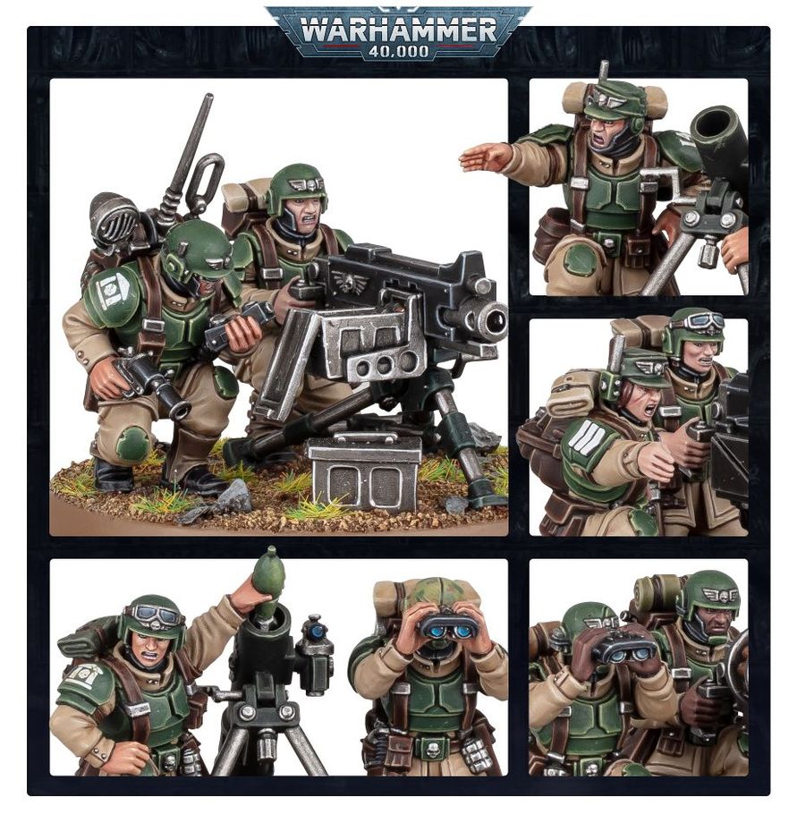 Astra Militarum: Cadian Heavy Weapons Squad