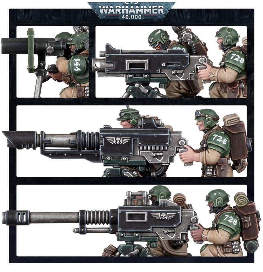 Astra Militarum: Cadian Heavy Weapons Squad
