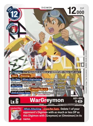 WarGreymon (AD-01, Foil, Alternate Art)