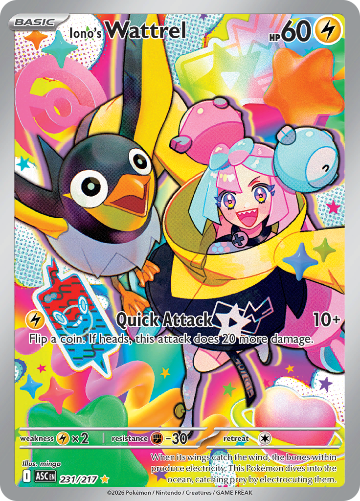 Iono's Wattrel (ASC, Holofoil)