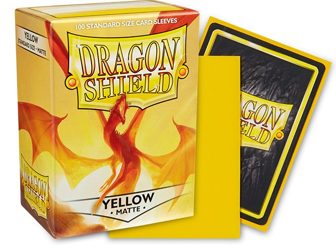 Matte Yellow Sleeves (100)