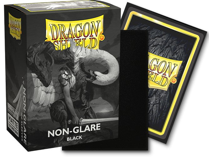 Matte Non-Glare Black Sleeves (100)