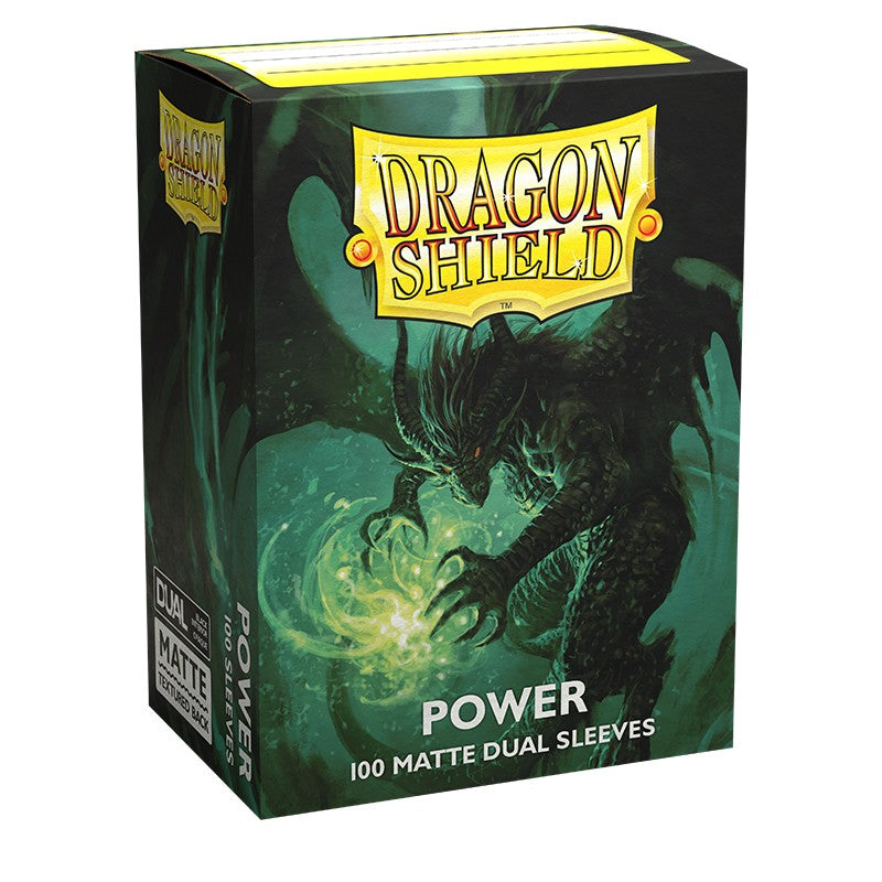 Matte Power/Green Dual Sleeves (100)