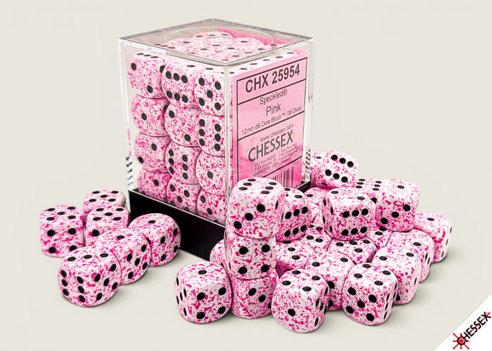 Speckled Pink 12mm d6 (36 dice)