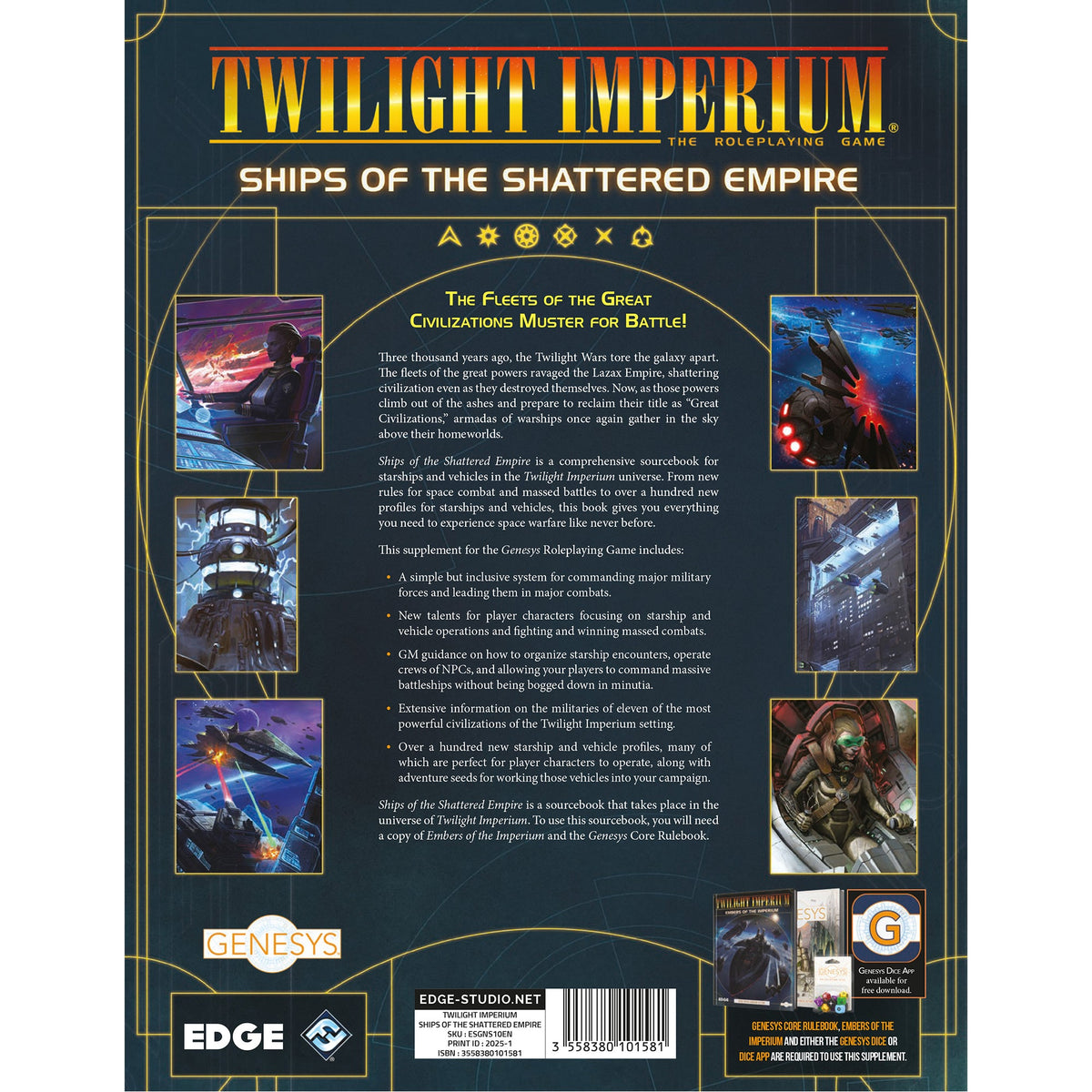 Twilight Imperium RPG - Ships of the Shattered Empire