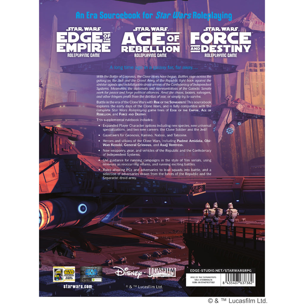 Star Wars RPG - Rise of the Separatists Sourcebook