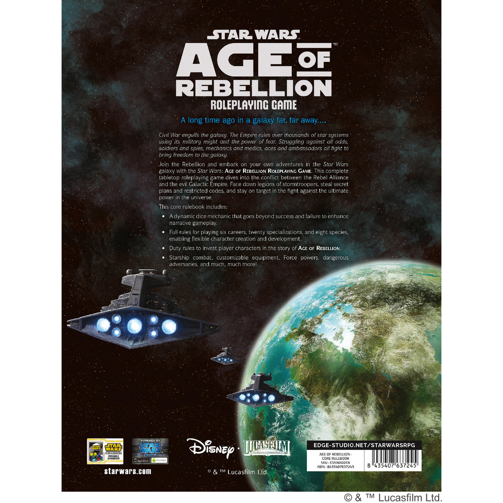 Star Wars RPG - Age of Rebellion: Core Rulebook