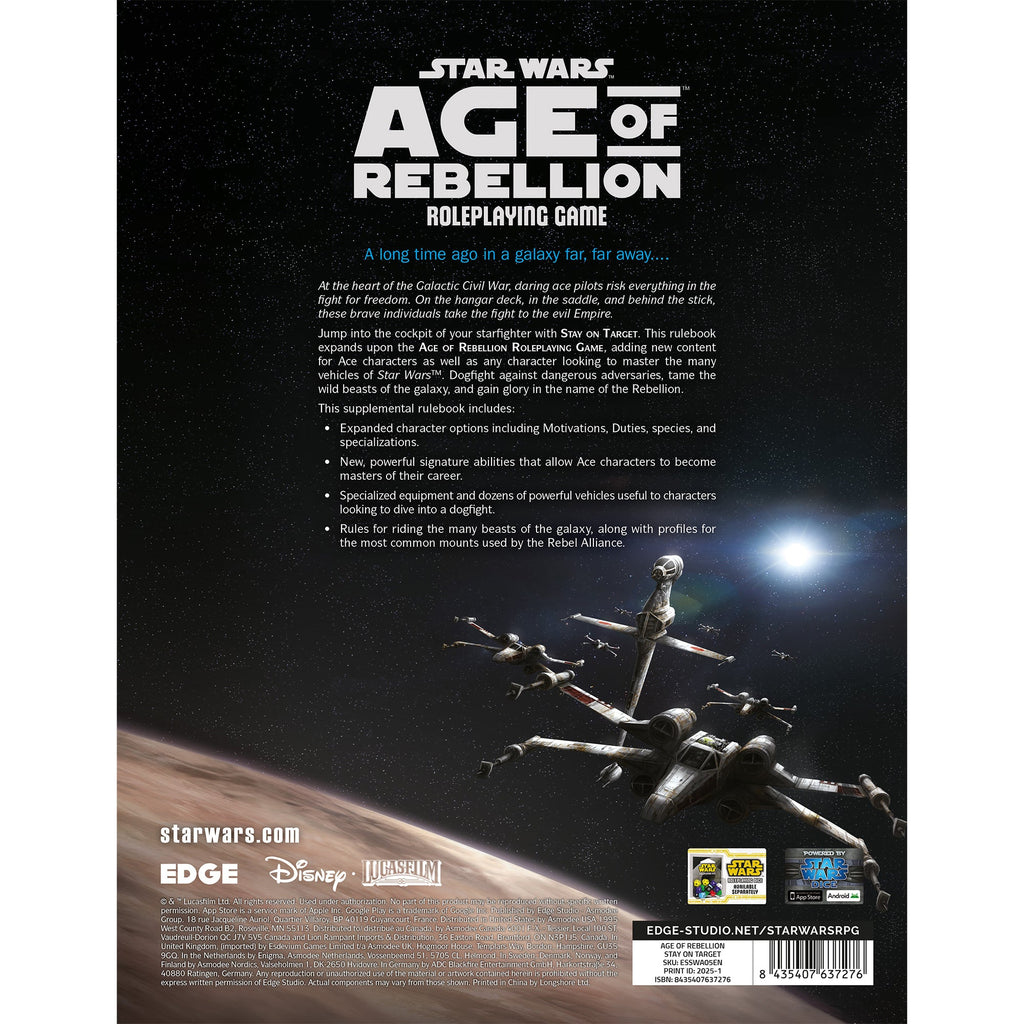 Star Wars RPG - Age of Rebellion: Stay on Target