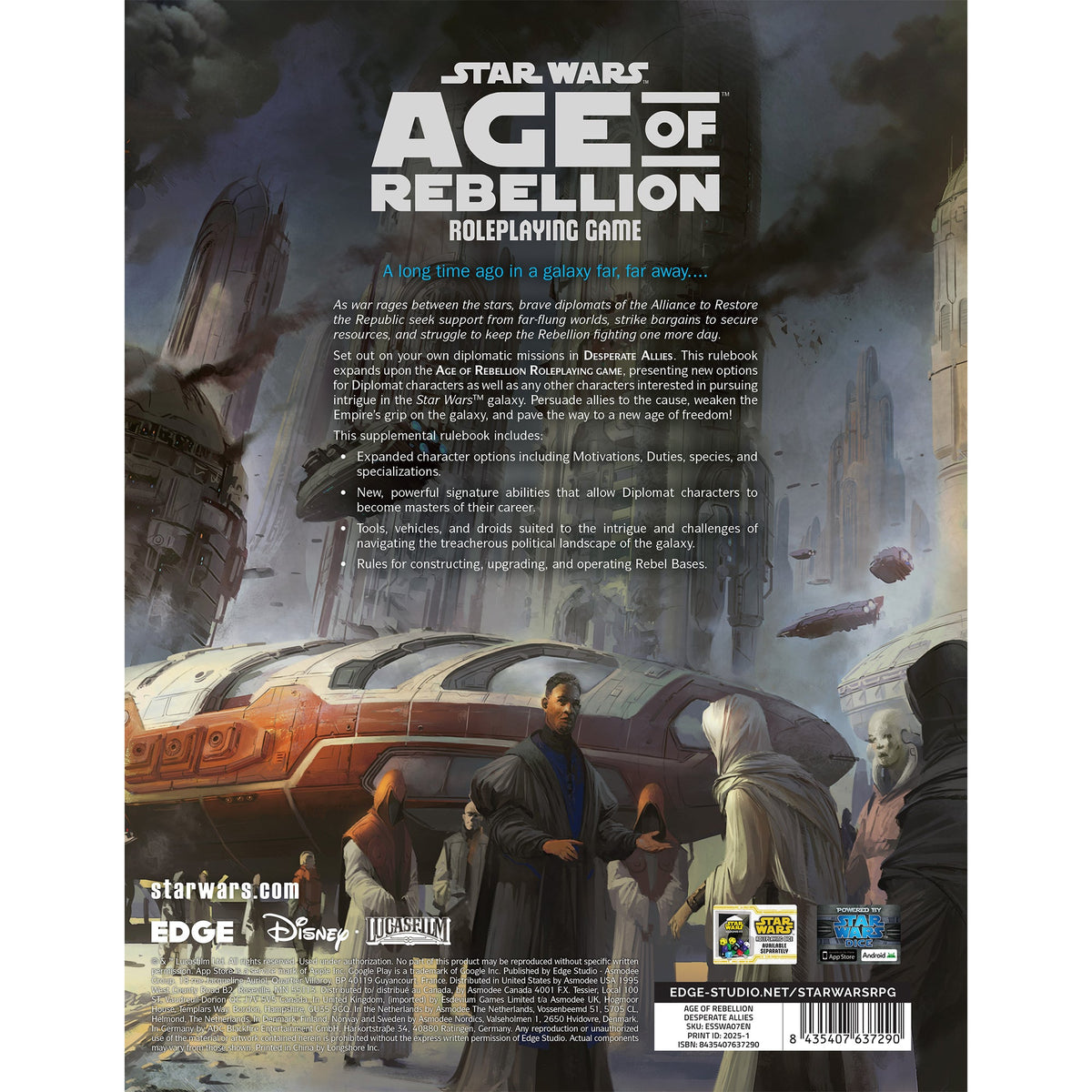 Star Wars RPG - Age of Rebellion - Desperate Allies