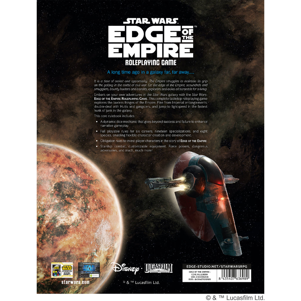 Star Wars RPG - Edge of the Empire: Core Rulebook