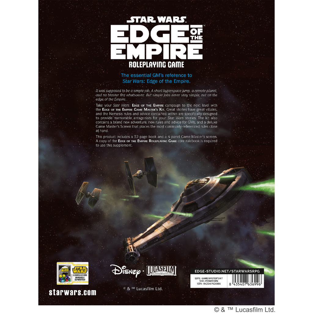 Star Wars RPG - Edge of the Empire: Game Master's Kit