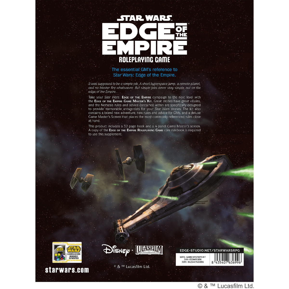 Star Wars RPG - Edge of the Empire: Game Master's Kit