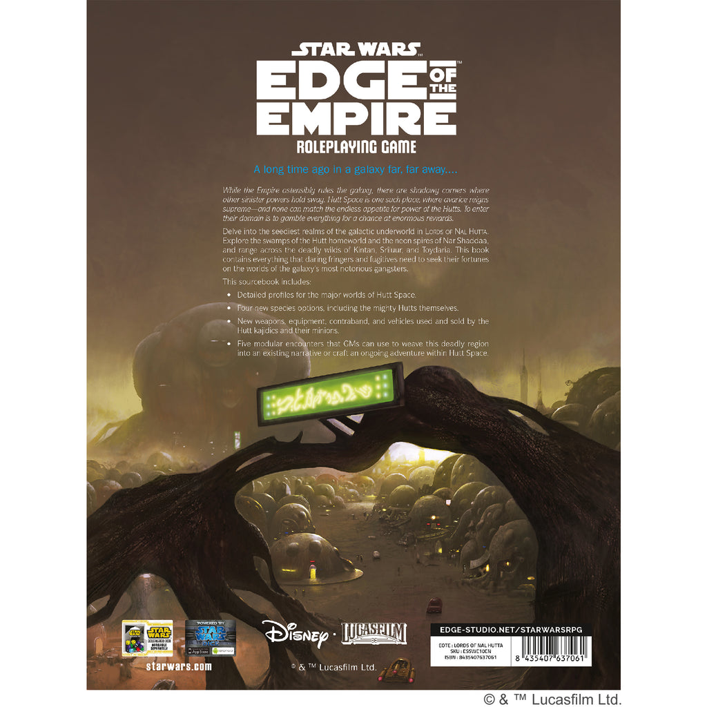 Star Wars RPG - Edge of the Empire: Lords of Nal Hutta