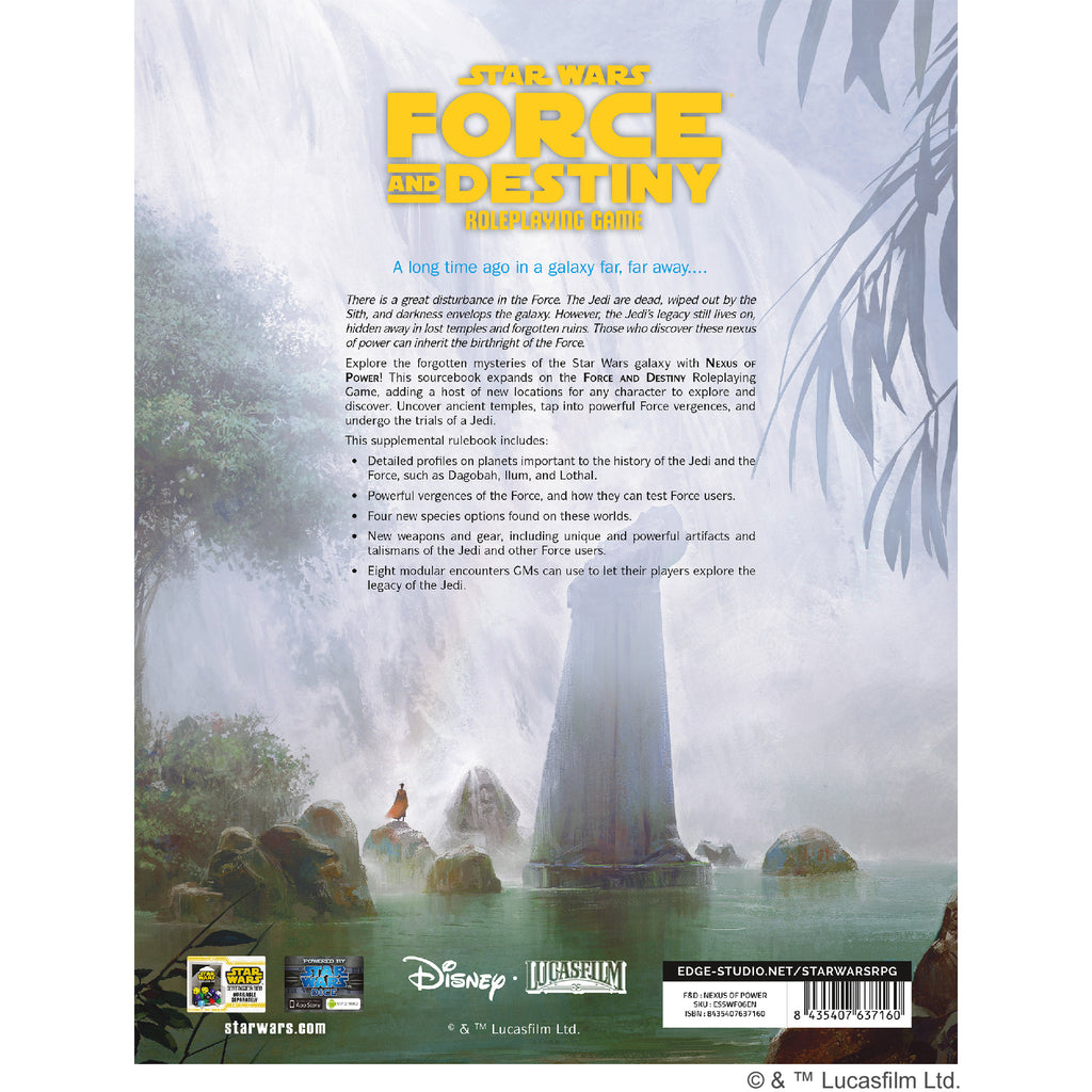 Star Wars RPG - Force and Destiny: Nexus of Power