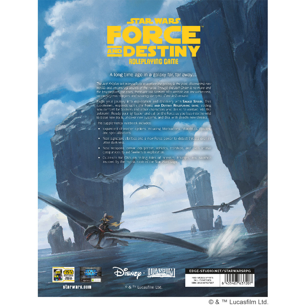 Star Wars RPG - Force and Destiny: Savage Spirits