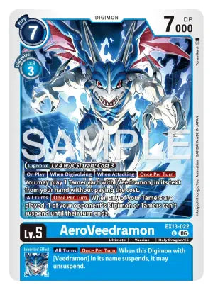 AeroVeedramon (EX-13, Limited Foil)