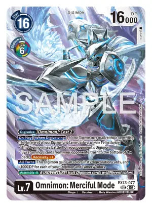 Omnimon: Merciful Mode (EX-13, Foil, Alternate Art)