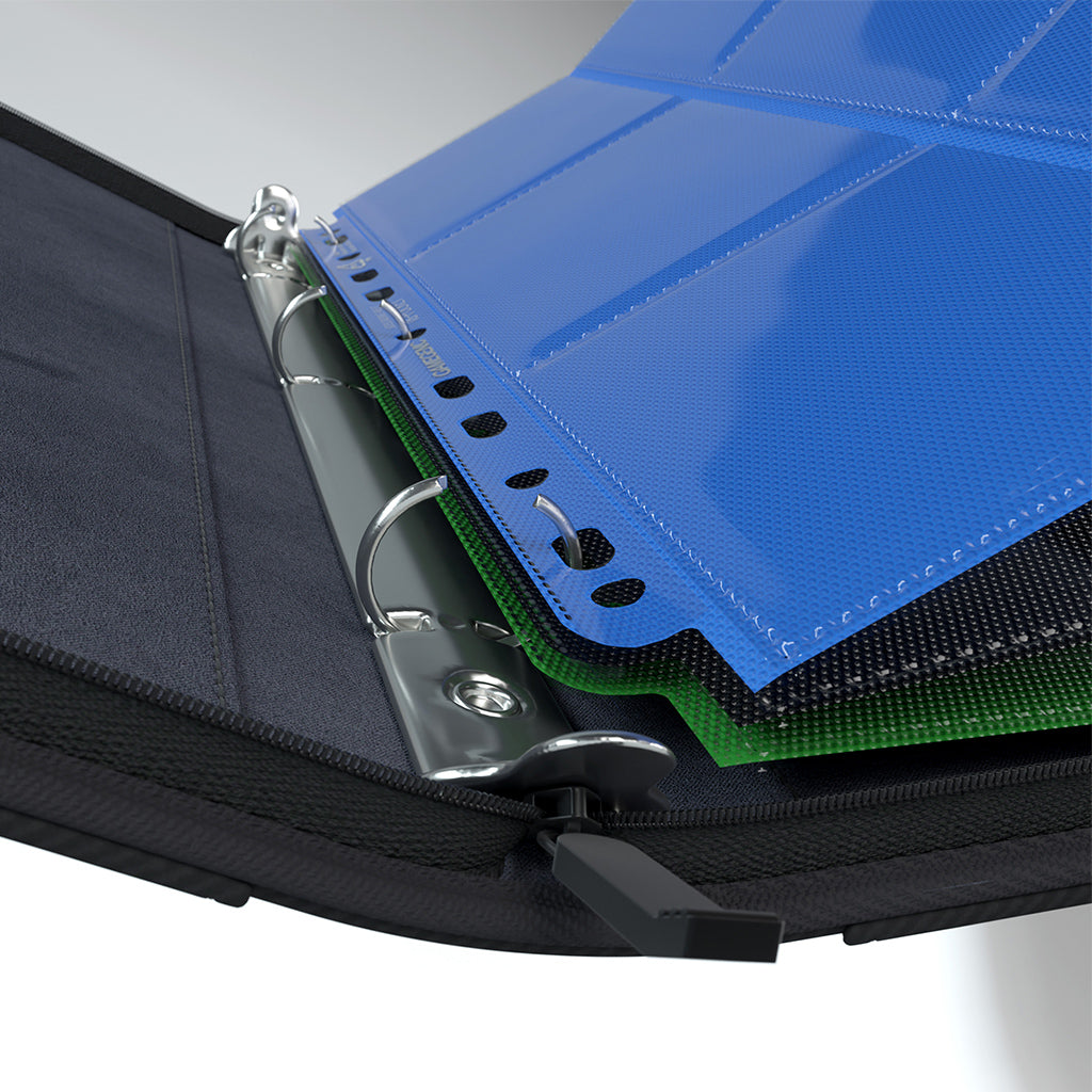 Zip-Up Ring-Binder Slim: Black