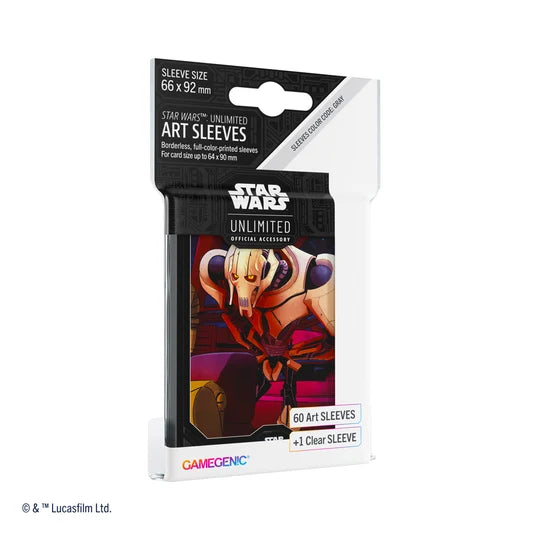 Star Wars: Unlimited Premium Art Sleeves - General Grievous - 60ct