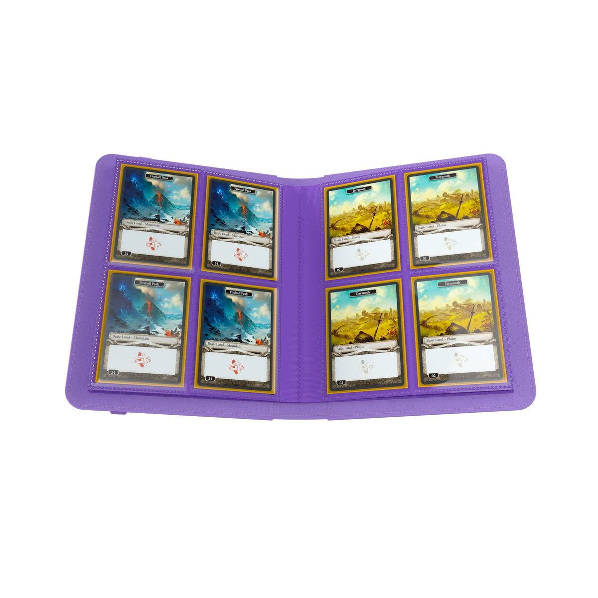 Prime Album 8-Pocket Purple