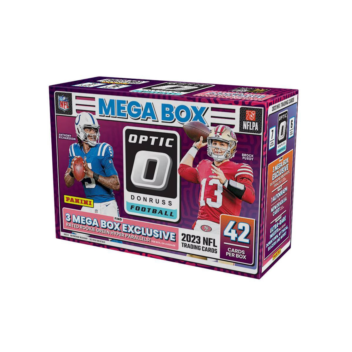 2023 Panini Donruss Optic NFL Football Trading Cards Mega Box