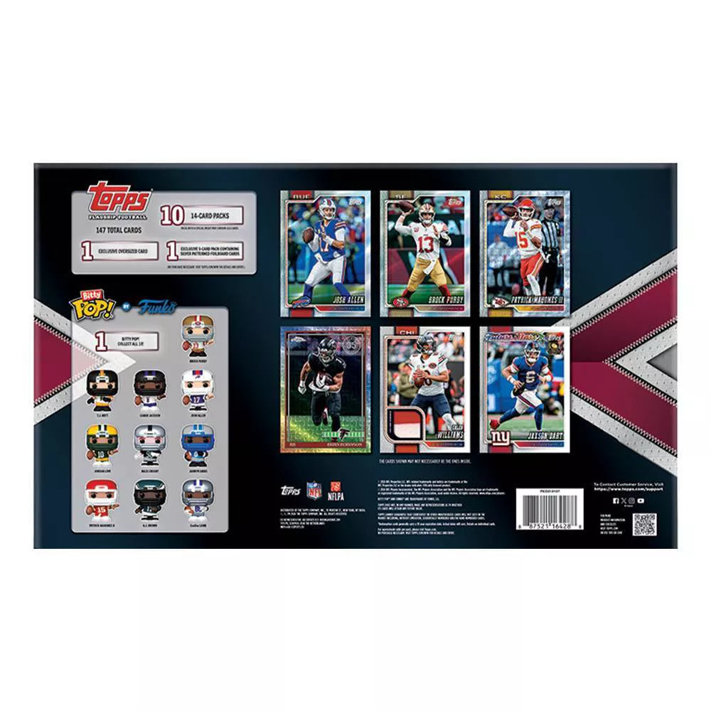 2026 Topps NFL Flagship Football Trading Card Super Box