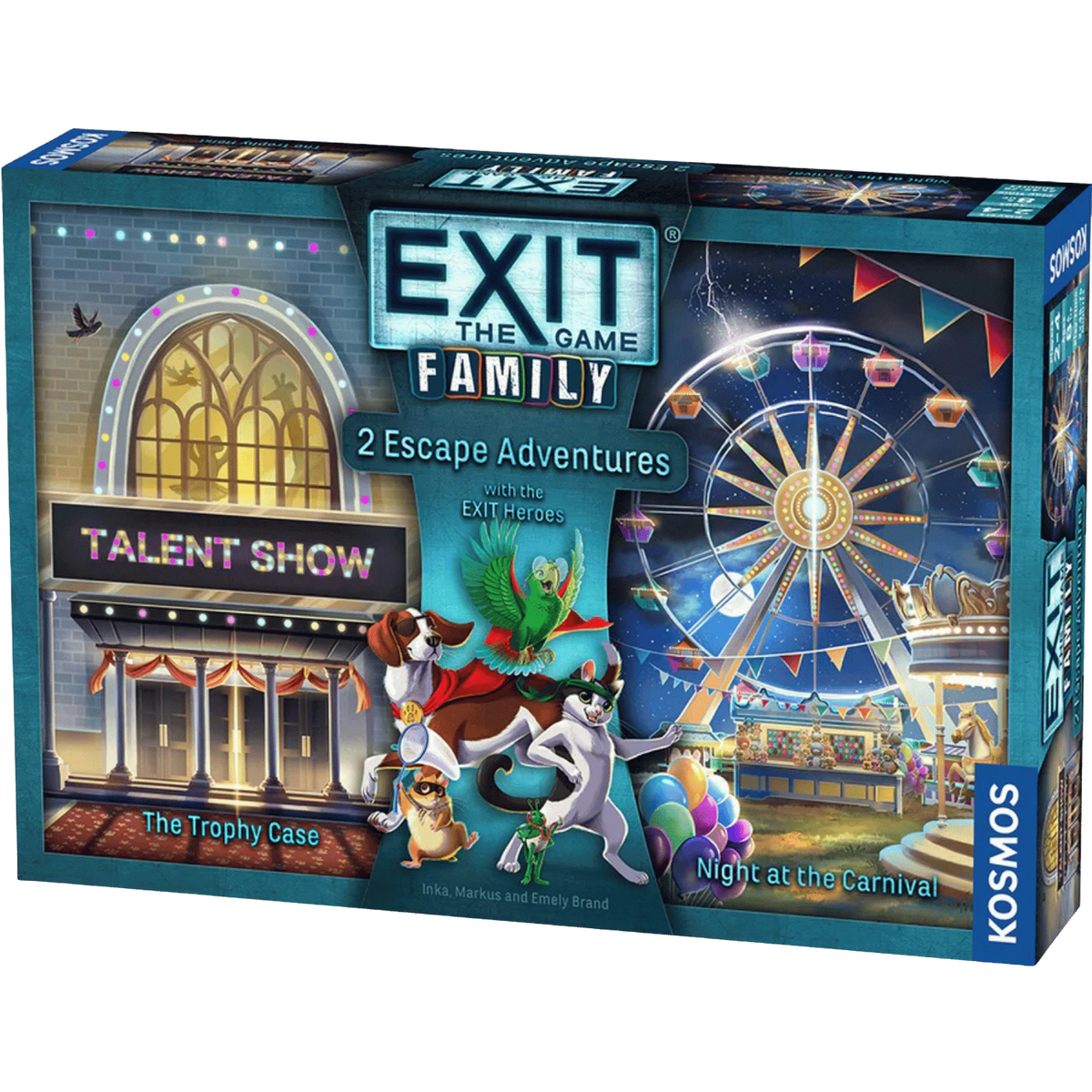 EXIT Family: 2 Escape Adventures (Volume 2): The Trophy Case/Night at the Carnival
