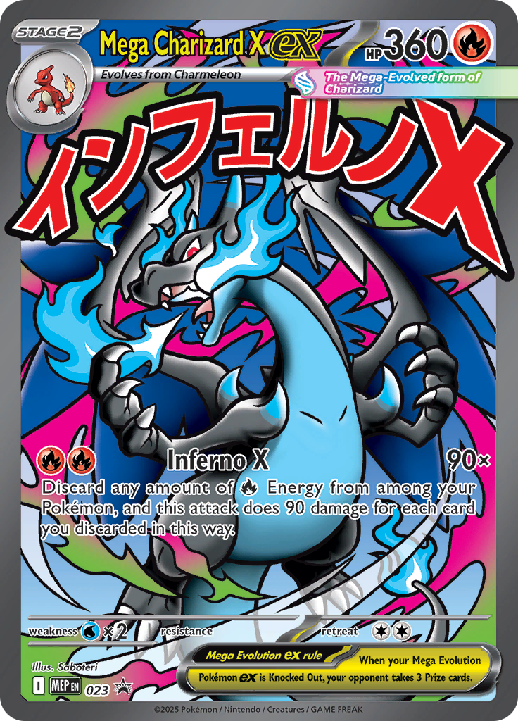 Mega Charizard X ex (MEP, Holofoil)