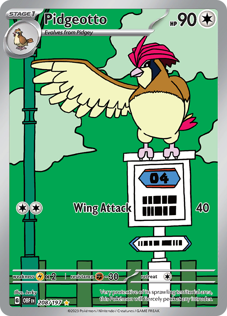 Pidgeotto (OBF, Holofoil)