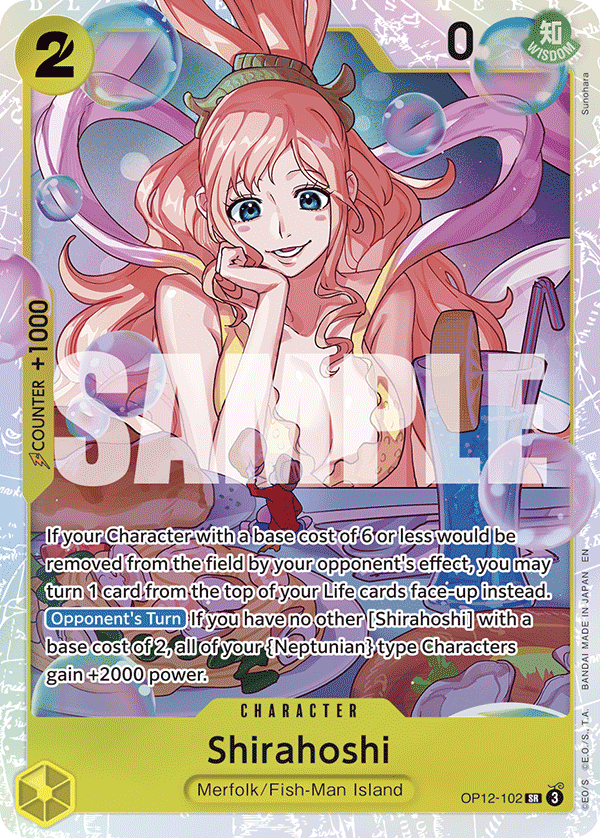 Shirahoshi (OP-12, Foil, Alternate Art)